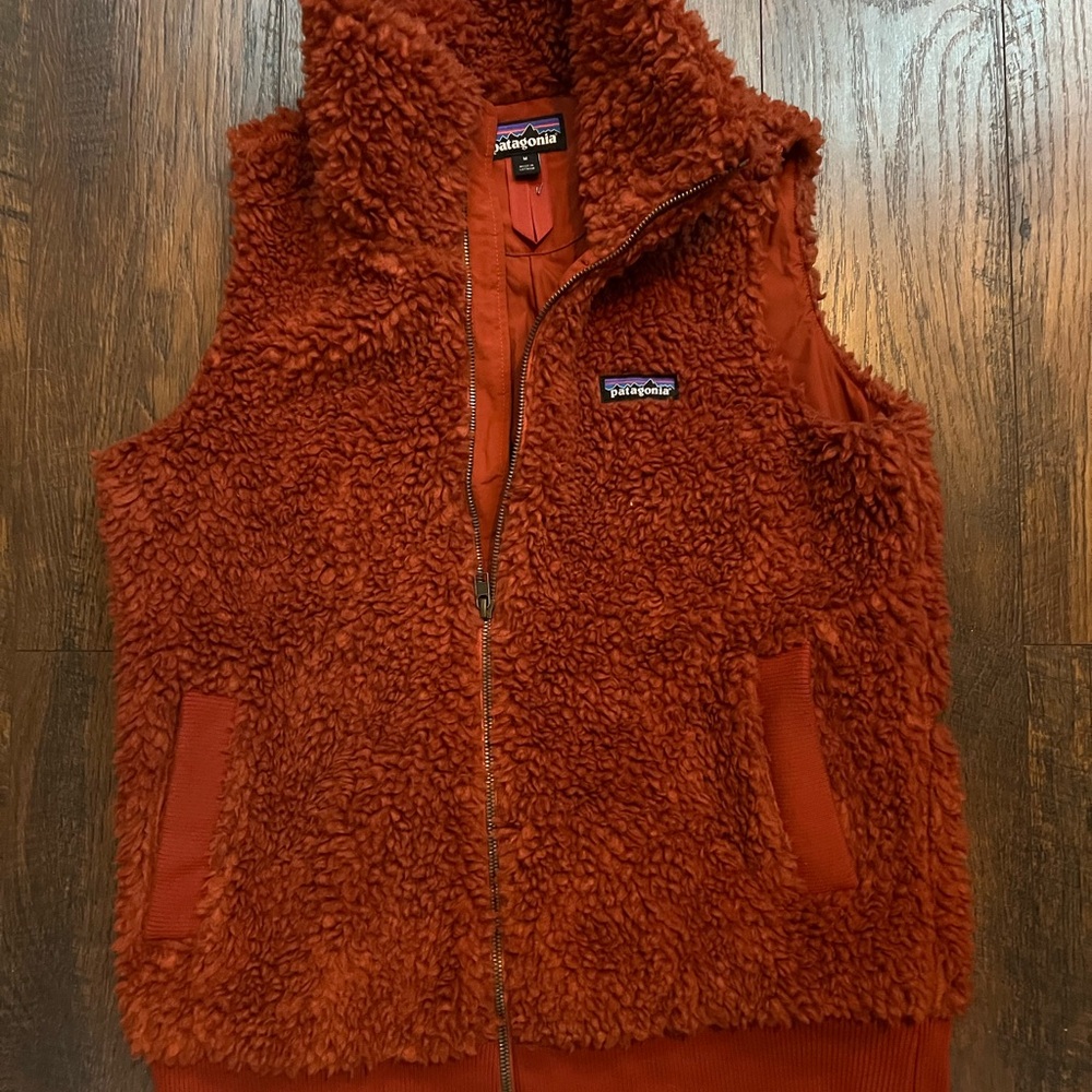 Vintage Patagonia Fleece Vest - Rust